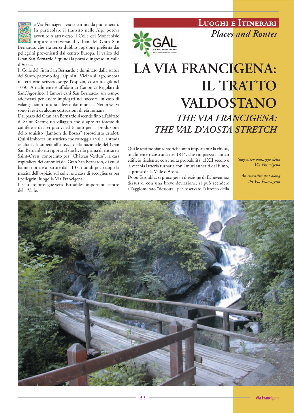 La Via Francigena: Il Tratto Valdostano