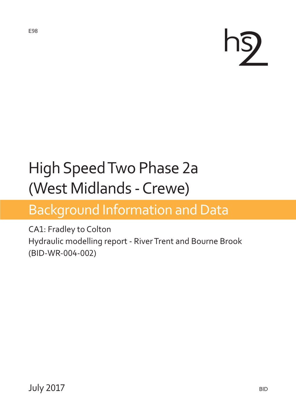 High Speed Two Phase 2A (West Midlands