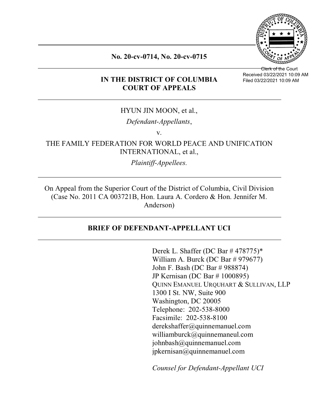 Appellant UCI Opening Brief (PDF)