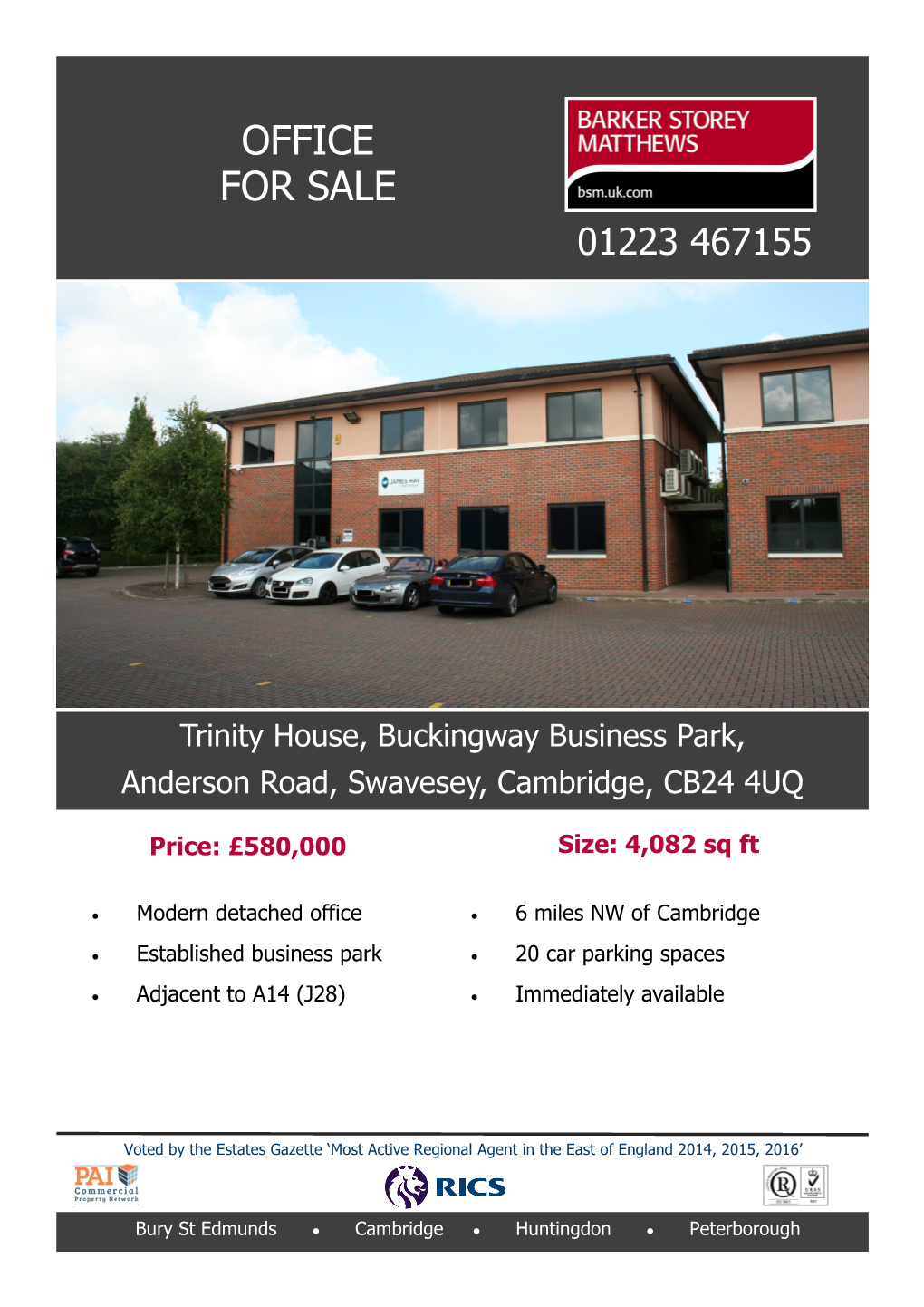 Trinity House, Buckingway Business Park, Anderson Road, Swavesey, Cambridge, CB24 4UQ