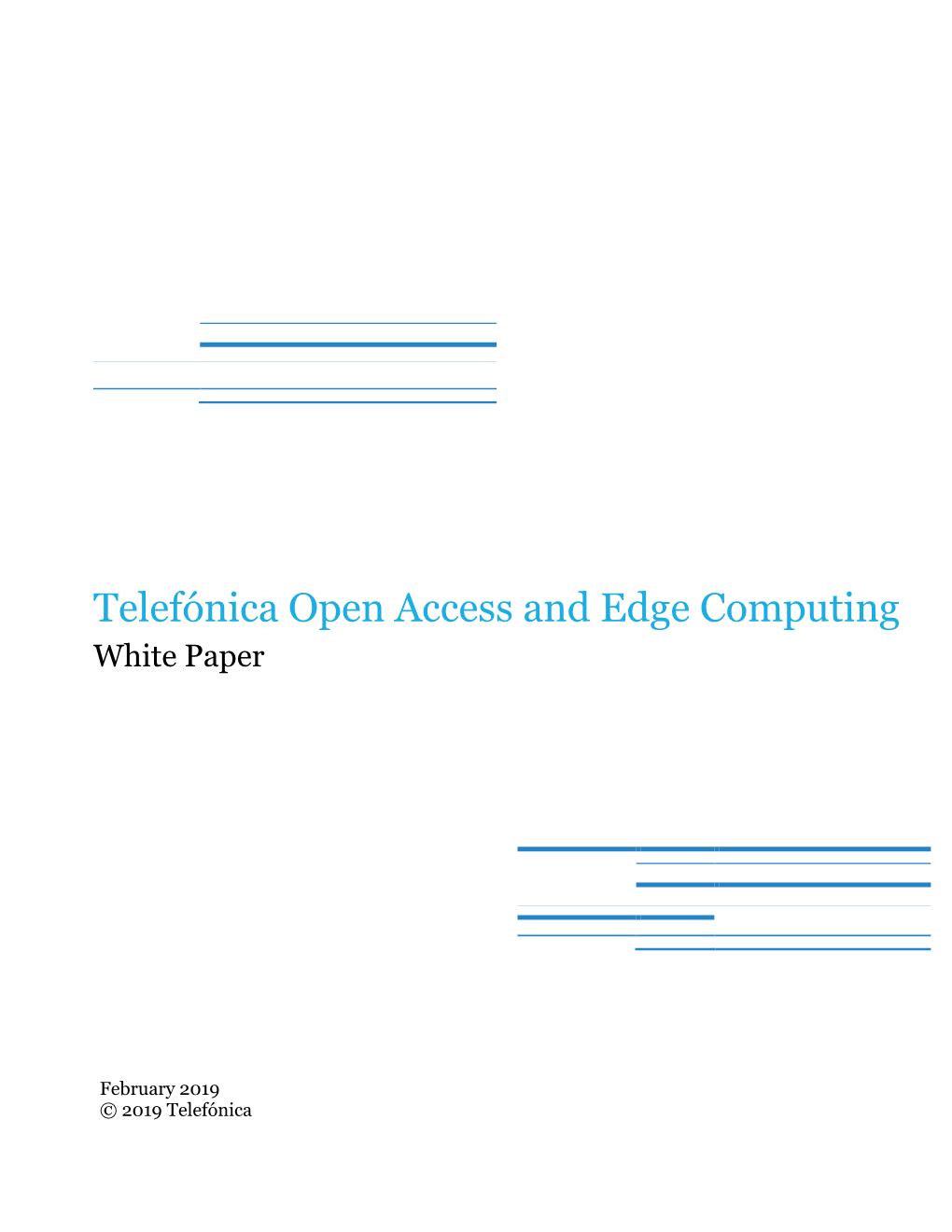 Telefónica Open Access and Edge Computing White Paper