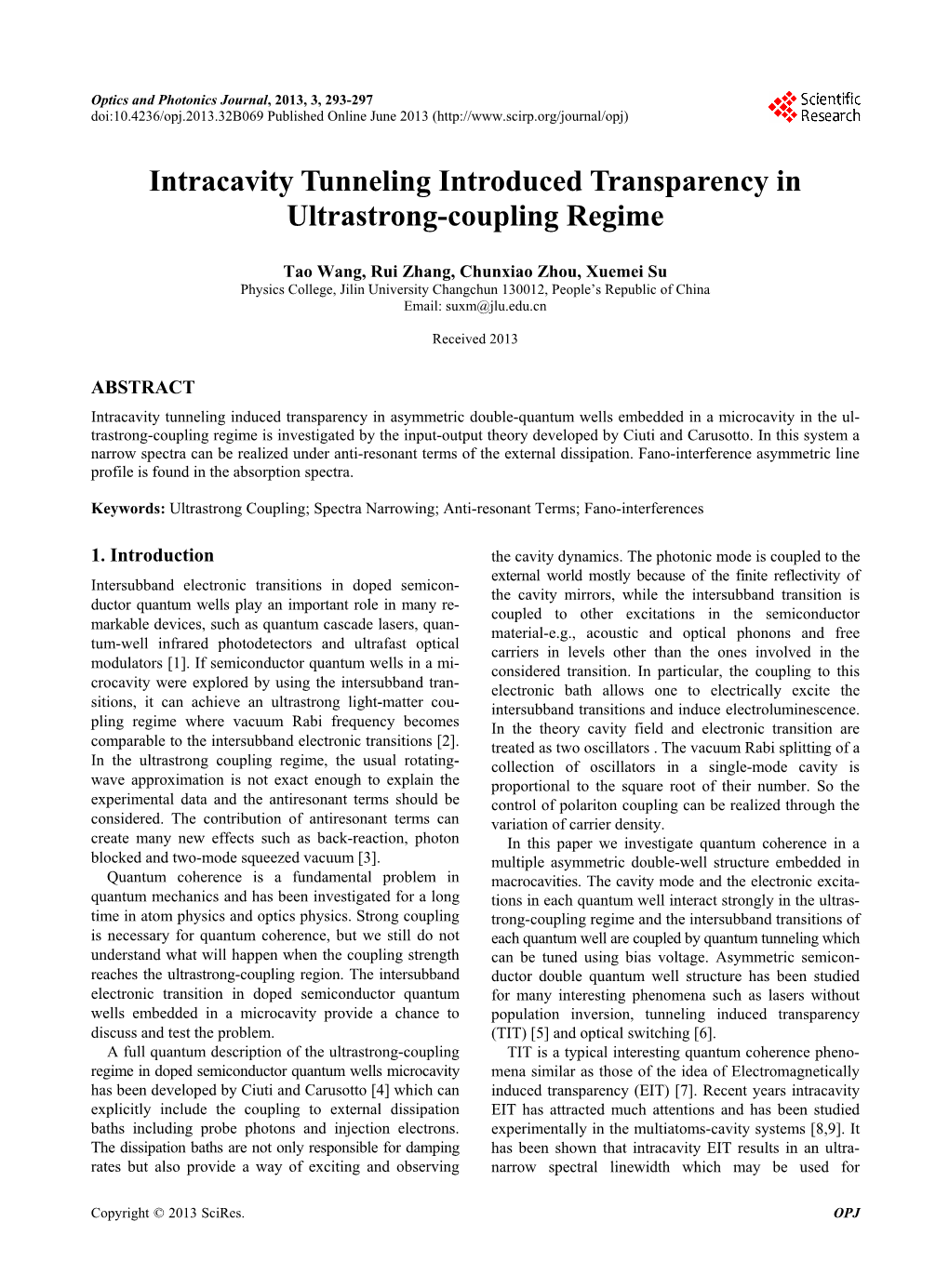 Intracavity Tunneling Introduced Transparency in Ultrastrong-Coupling Regime