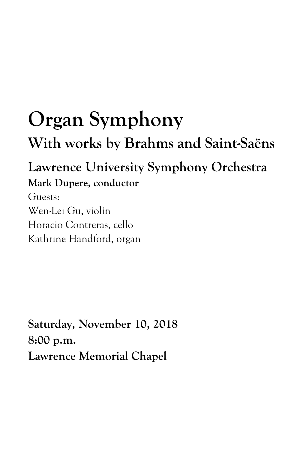 Organ Symphony