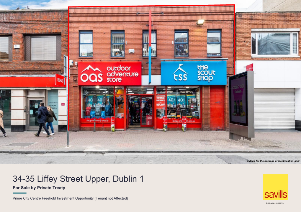 34-35 Liffey Street Upper, Dublin 1 for Sale by Private Treaty