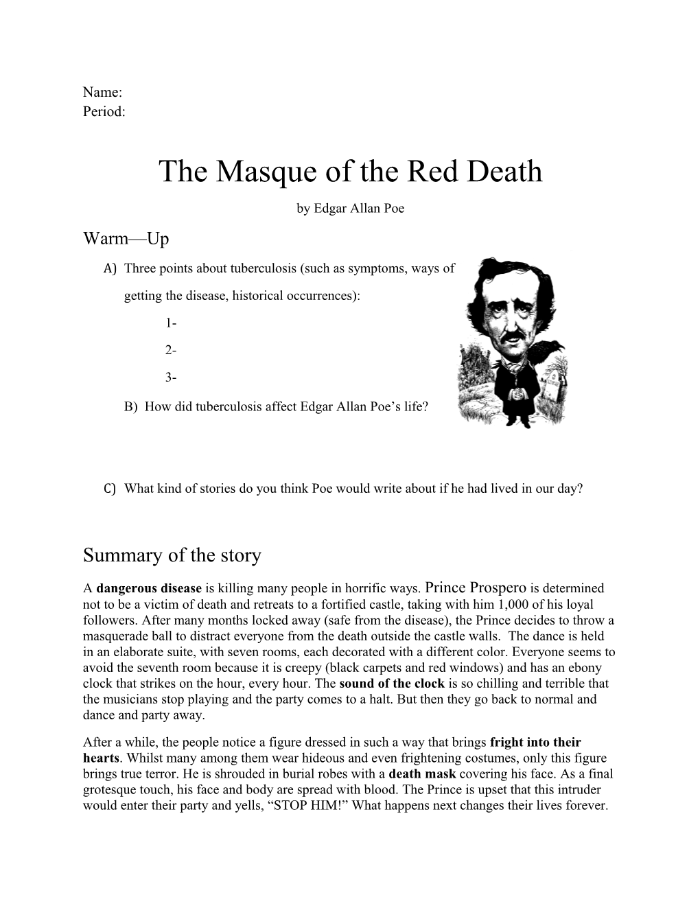 The Masque of the Red Death