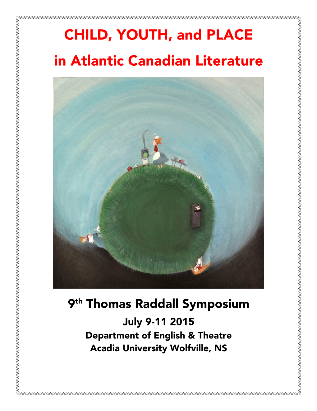 CHILD, YOUTH, and PLACE in Atlantic Canadian Literature