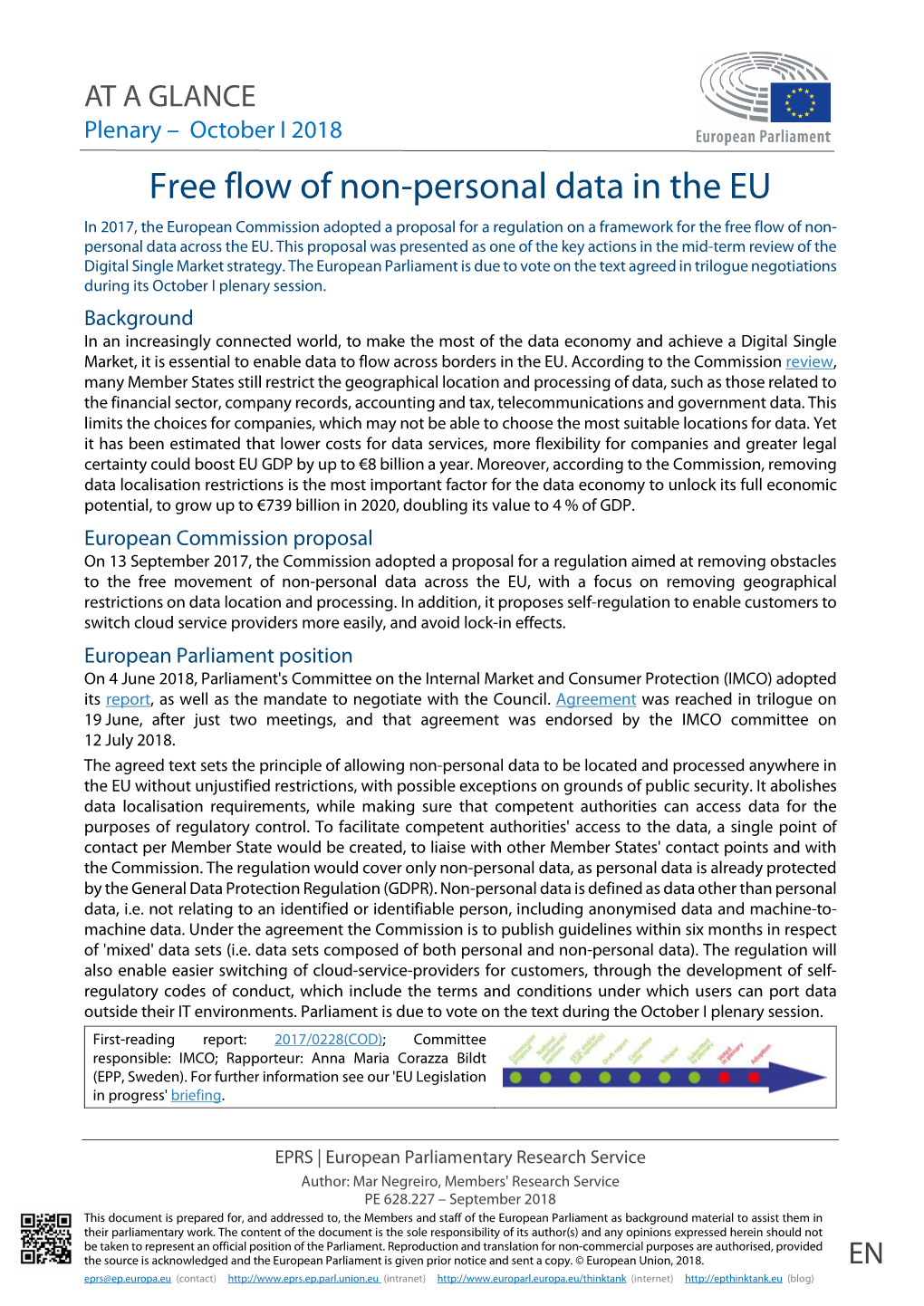 Free Flow of Non-Personal Data in the European Union