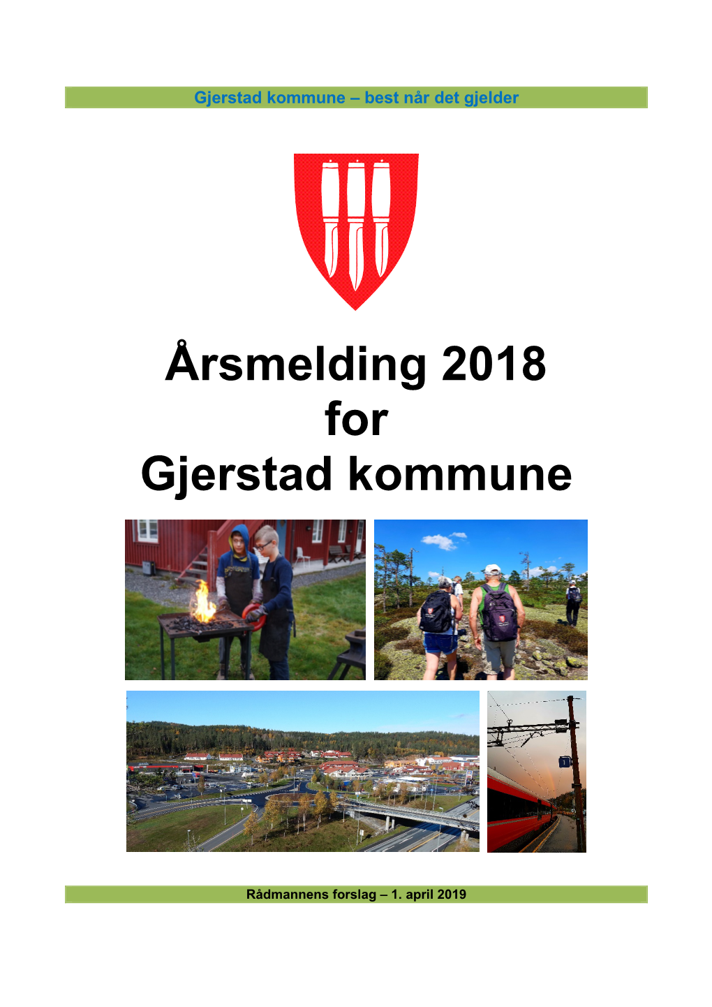 Årsmelding 2018 for Gjerstad Kommune