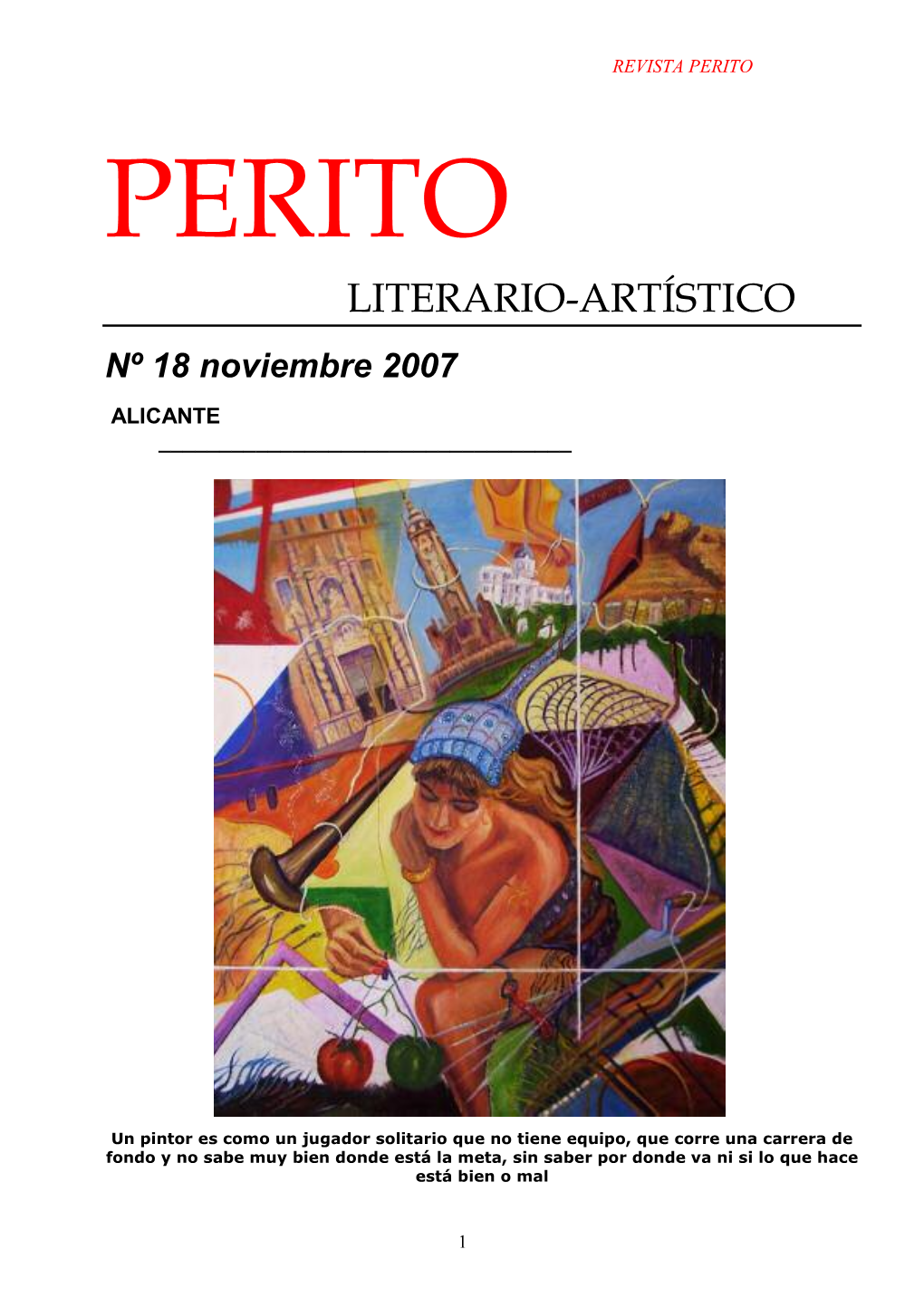 Revista PERITO (Literario-Artístico) Nº 18Pdf