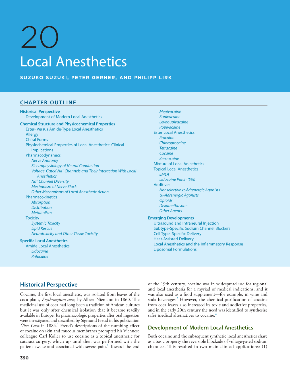 Local Anesthetics