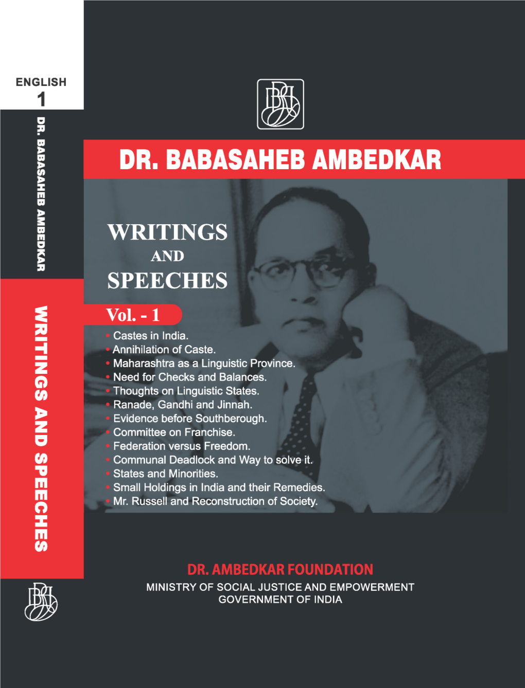 Dr. Babasaheb Ambedkar Writings & Speeches Vol. 1