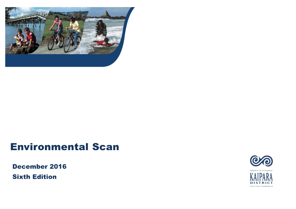Environmental Scan 2016 Contents
