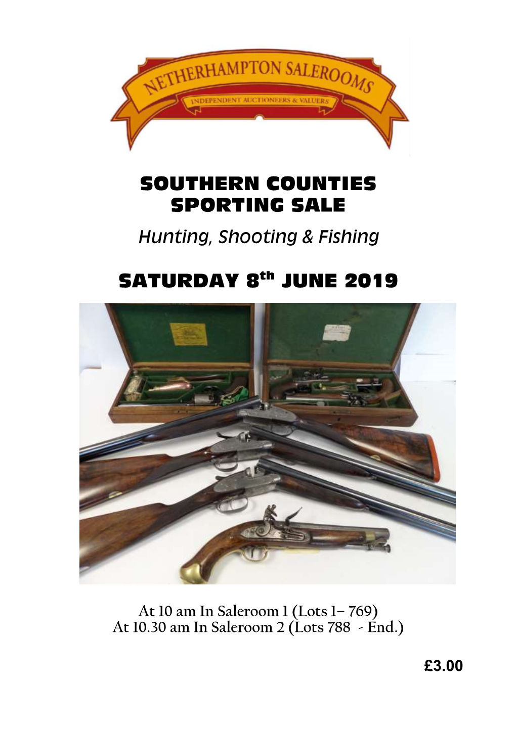 SOUTHERN COUNTIES SPORTING SALE SATURDAY 8Th JUNE 2019