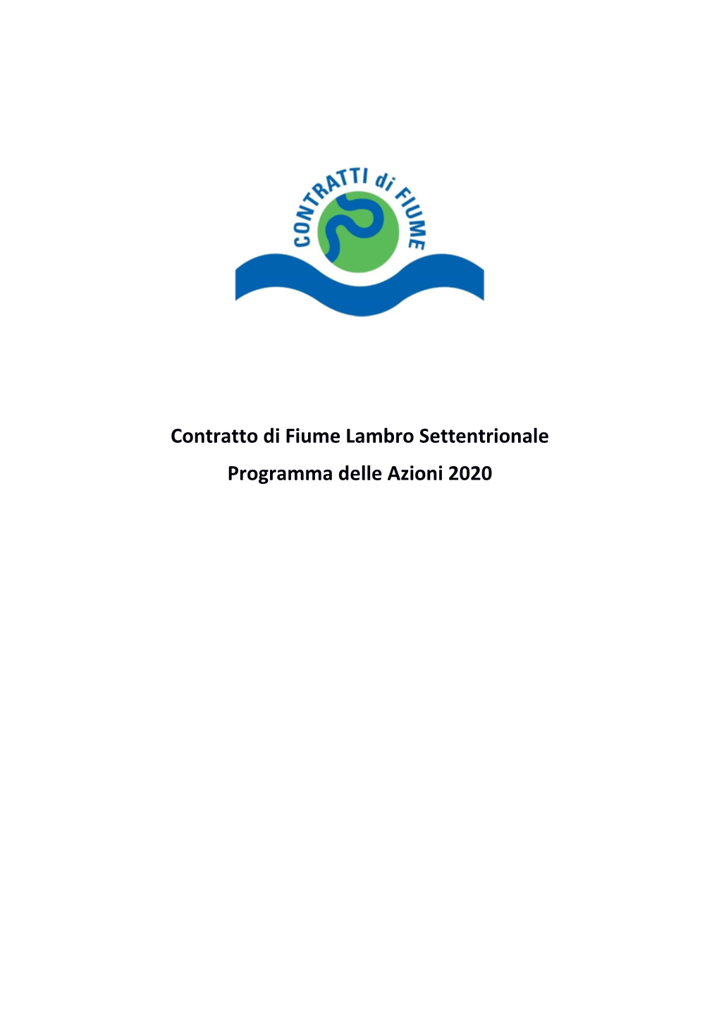 Contratto Di Fiume Lambro Settentrionale Programma Delle Azioni 2020