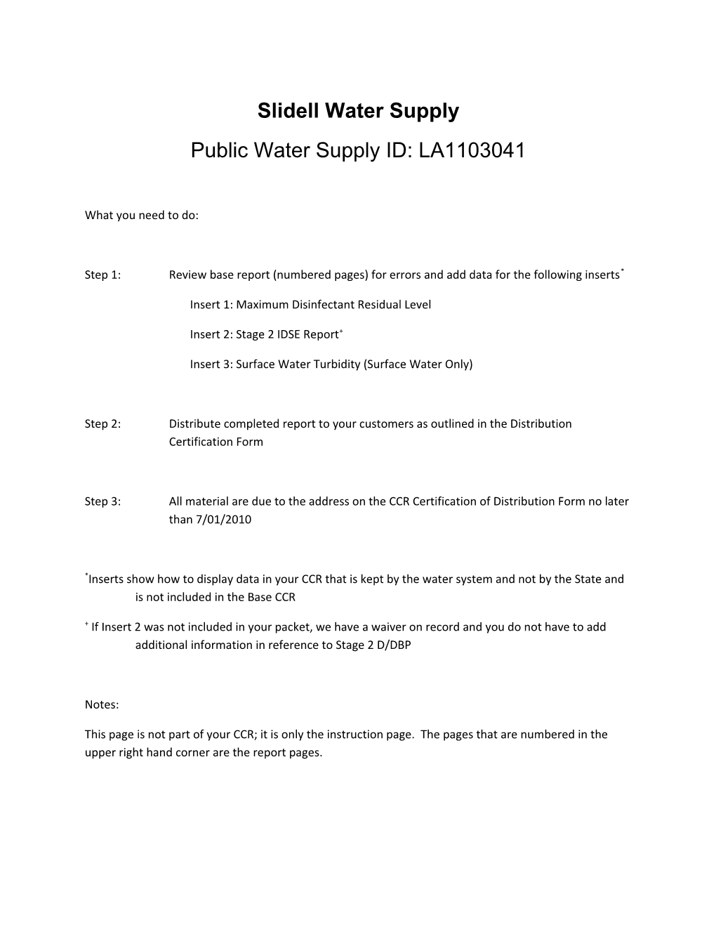 Slidell Water Supply s1