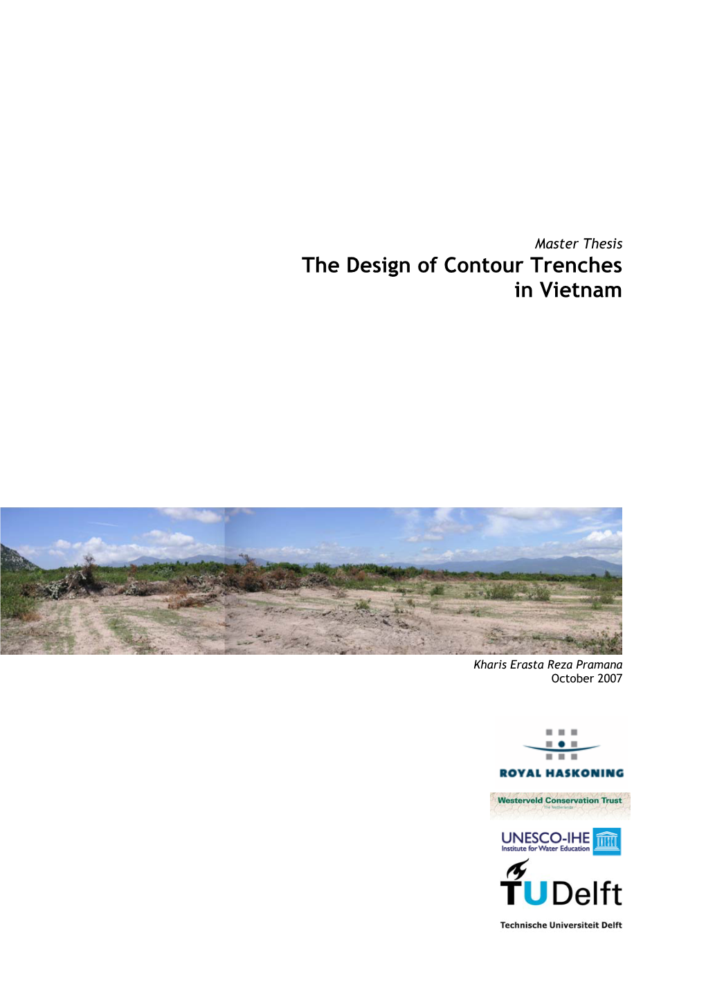 The Design of Contour Trenches in Vietnam