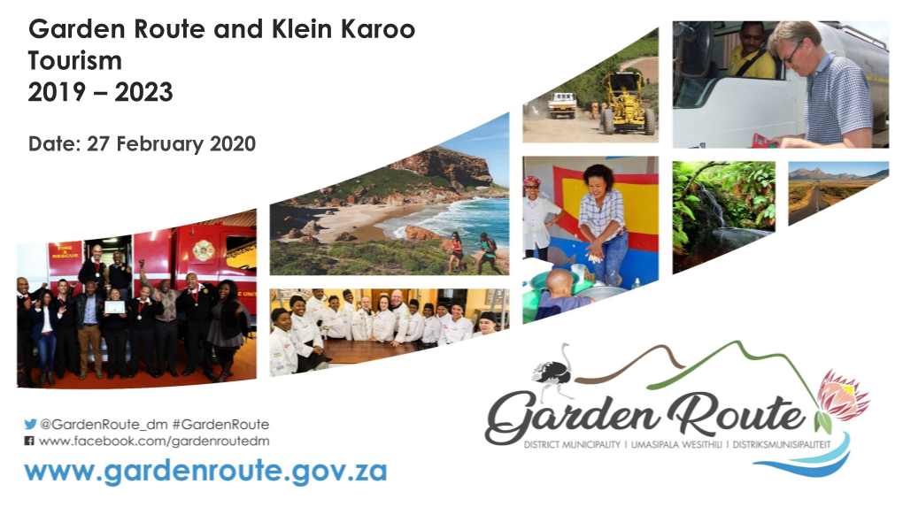 Garden Route and Klein Karoo Tourism 2019 – 2023