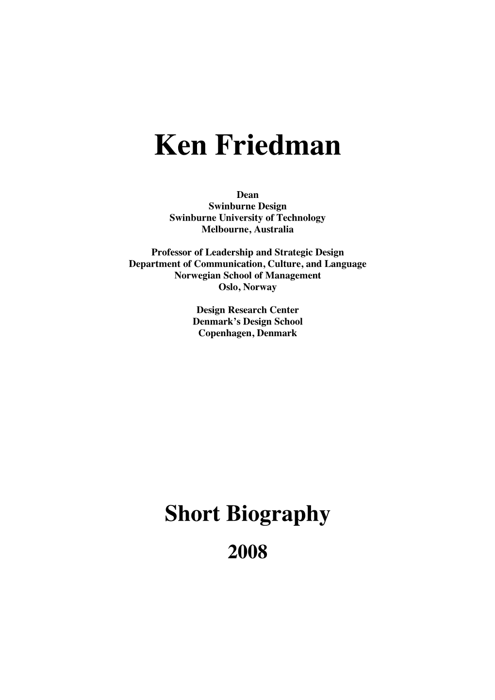 Ken Friedman