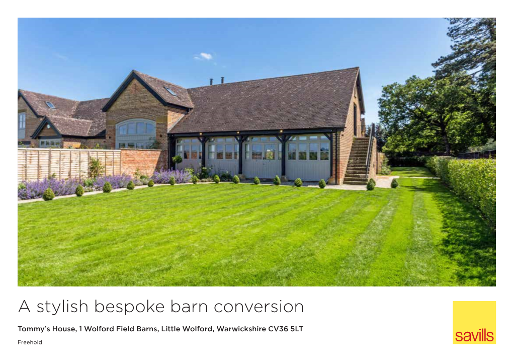 A Stylish Bespoke Barn Conversion