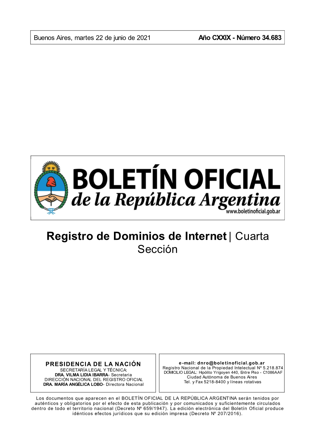 Registro De Dominios De Internet| Cuarta