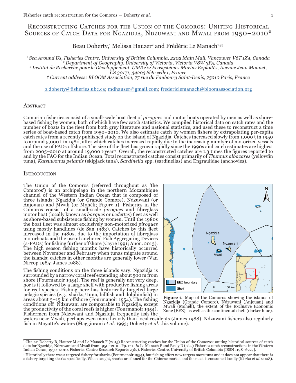 Comoros — Doherty Et Al