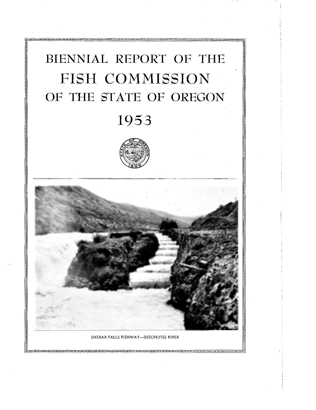Fish Commission of the State of Oregon 1953