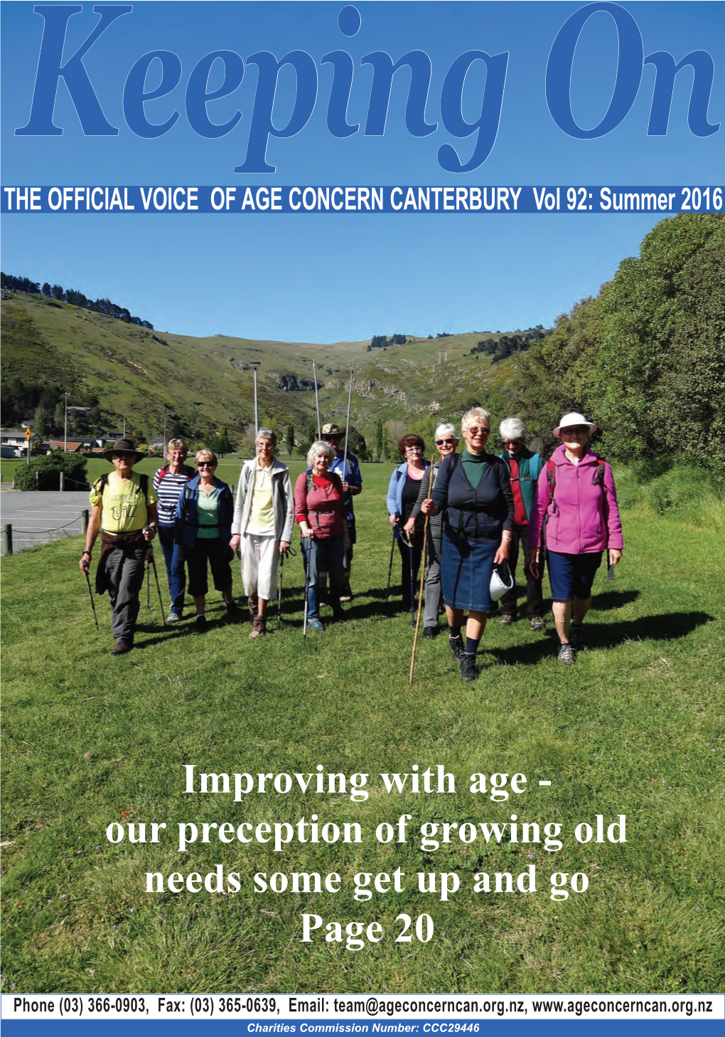 Our Preception of Growing Old Needs Some Get up and Go Page 20