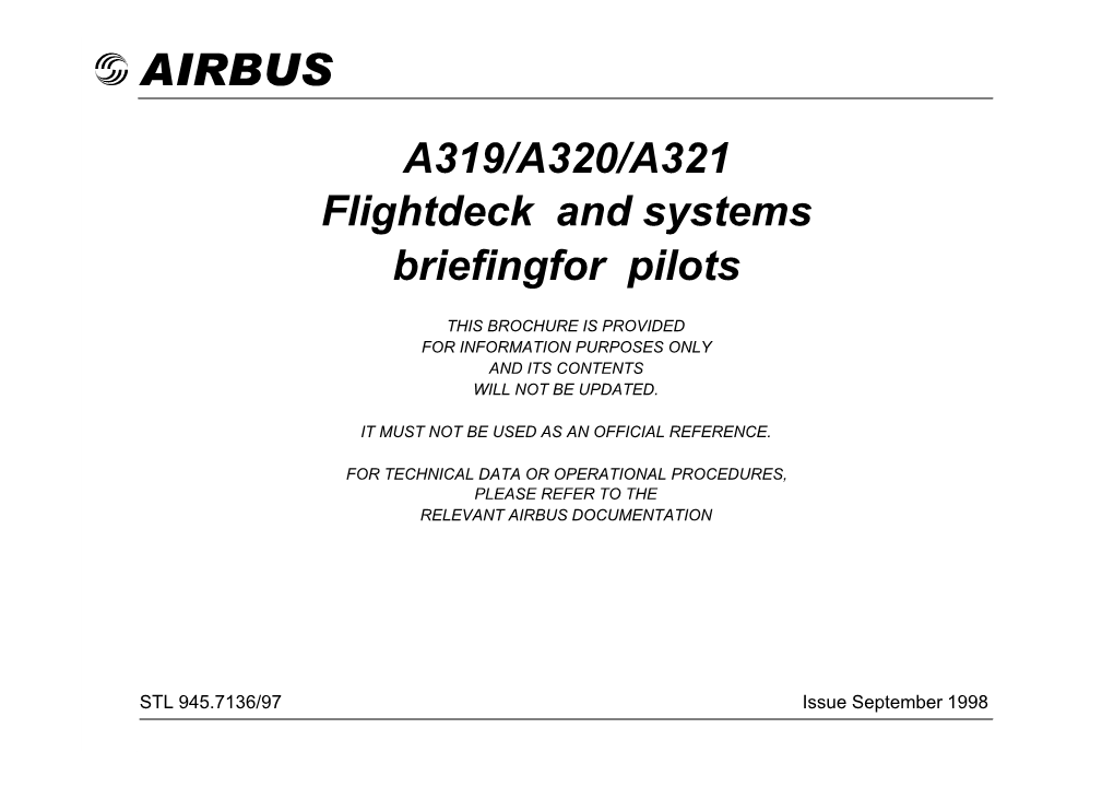 AIRBUS A319/A320/A321 Flightdeck and Systems Briefingfor Pilots