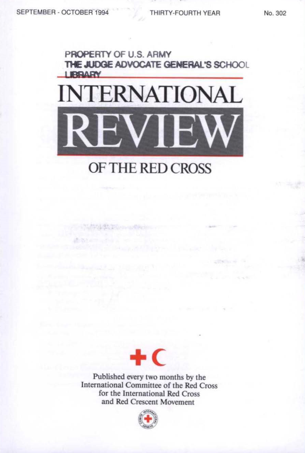 Of the Red Cross