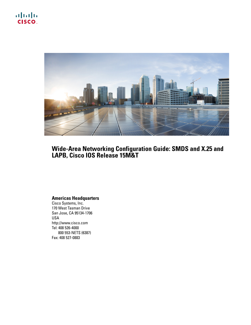 SMDS and X.25 and LAPB, Cisco IOS Release 15M&T