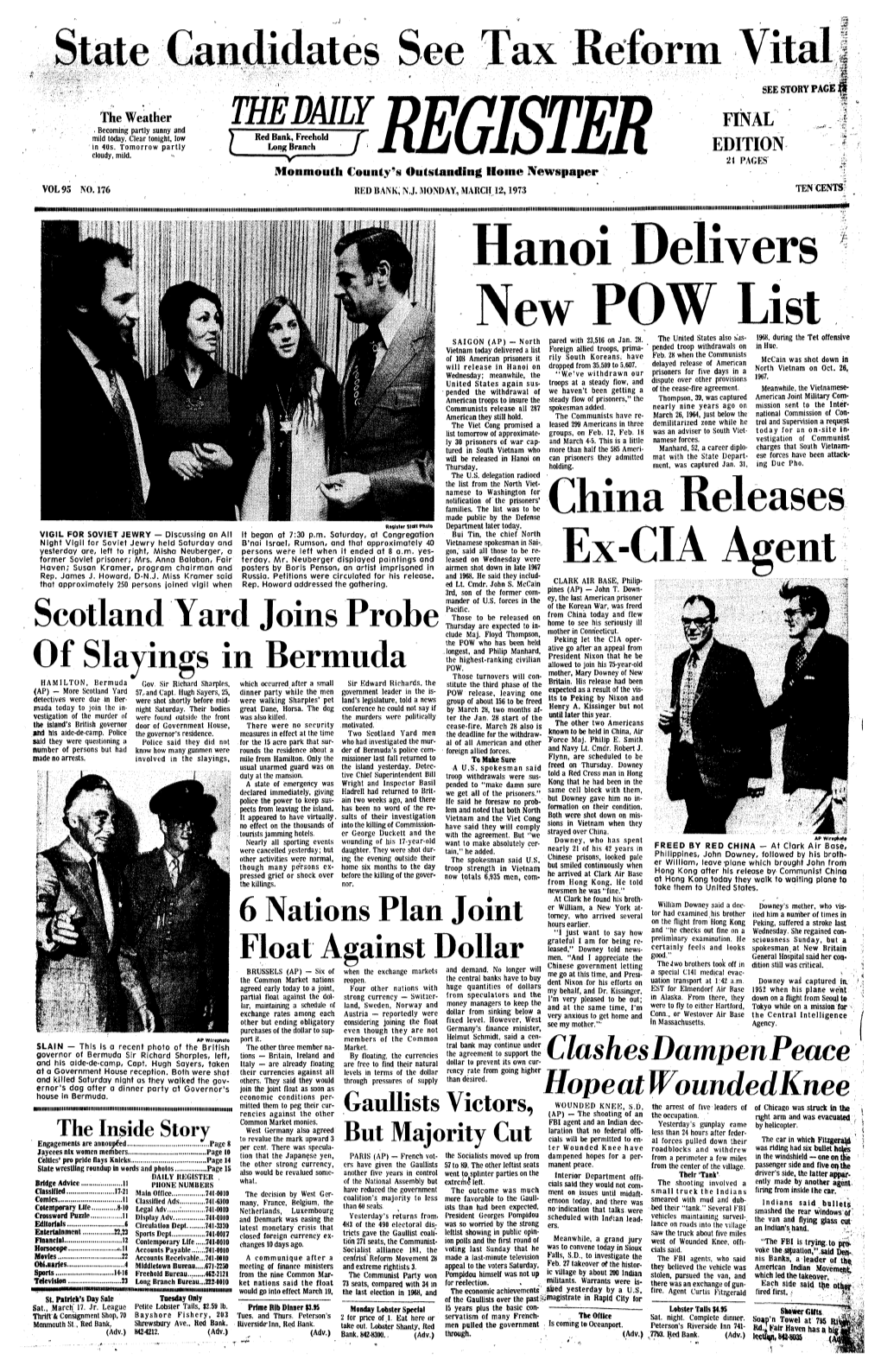 Hanoi Delivers New POW List 1988, During the Tet Offensive SAIGON (AP) - North Pared with 23,516 on Jan