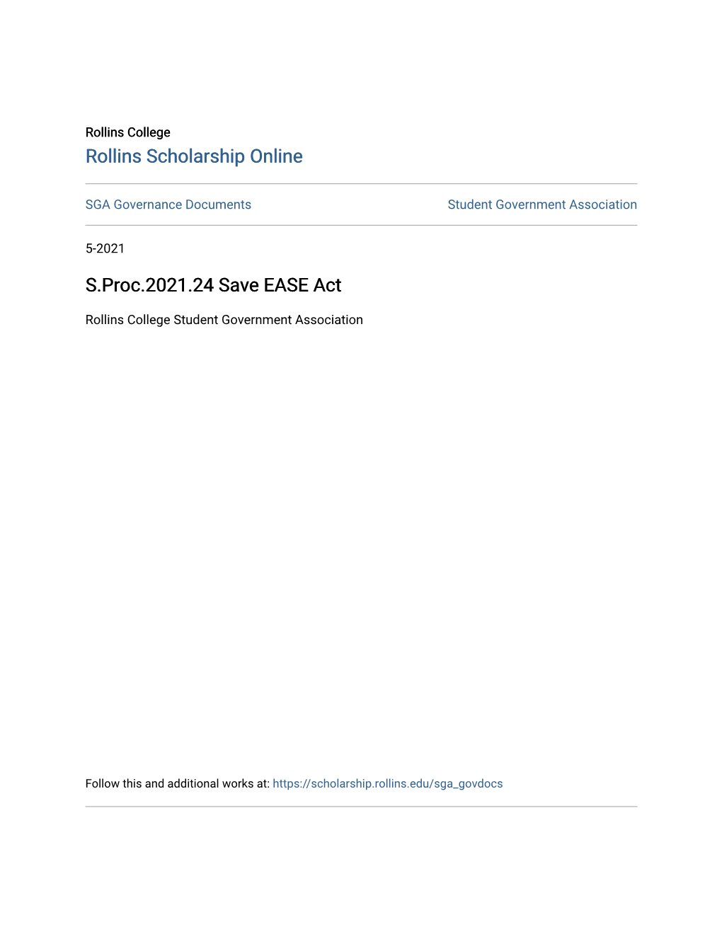 S.Proc.2021.24 Save EASE Act