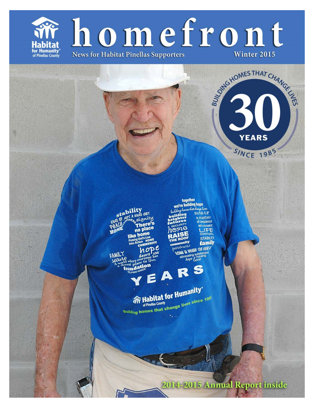 2015 Annual Report from Habitat for Humanity of Pinellas County