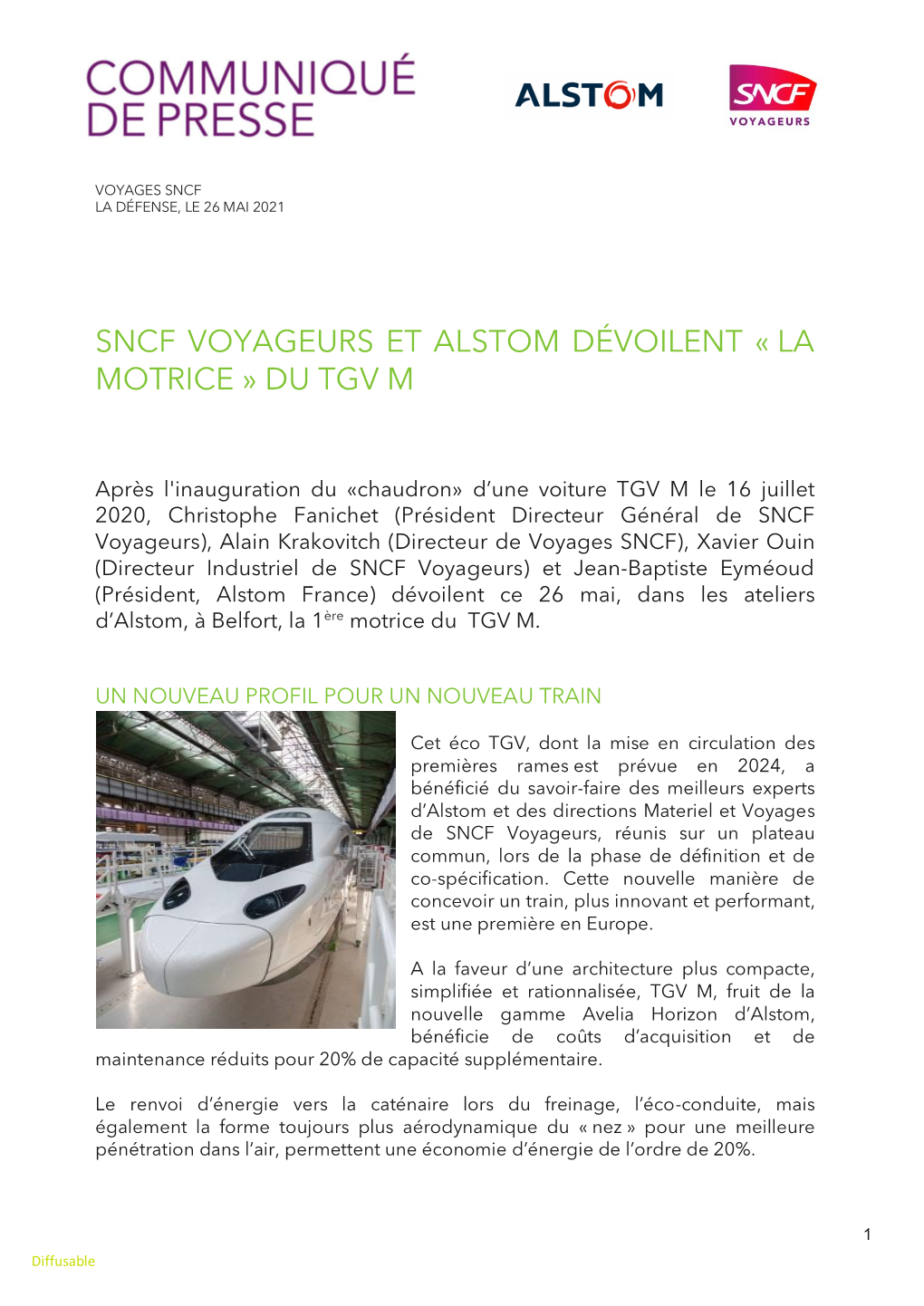 La Motrice » Du Tgv M