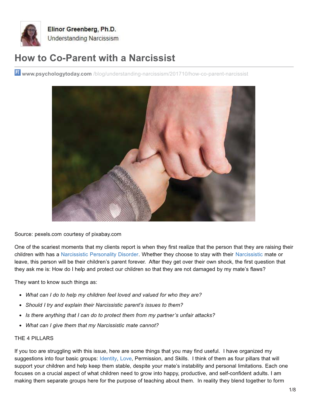 How to Co-Parent with a Narcissist
