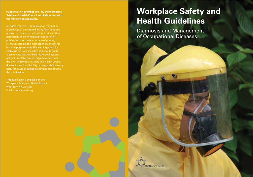 Workplace Safety and Health Guidelines: Hearing Conservation Programme