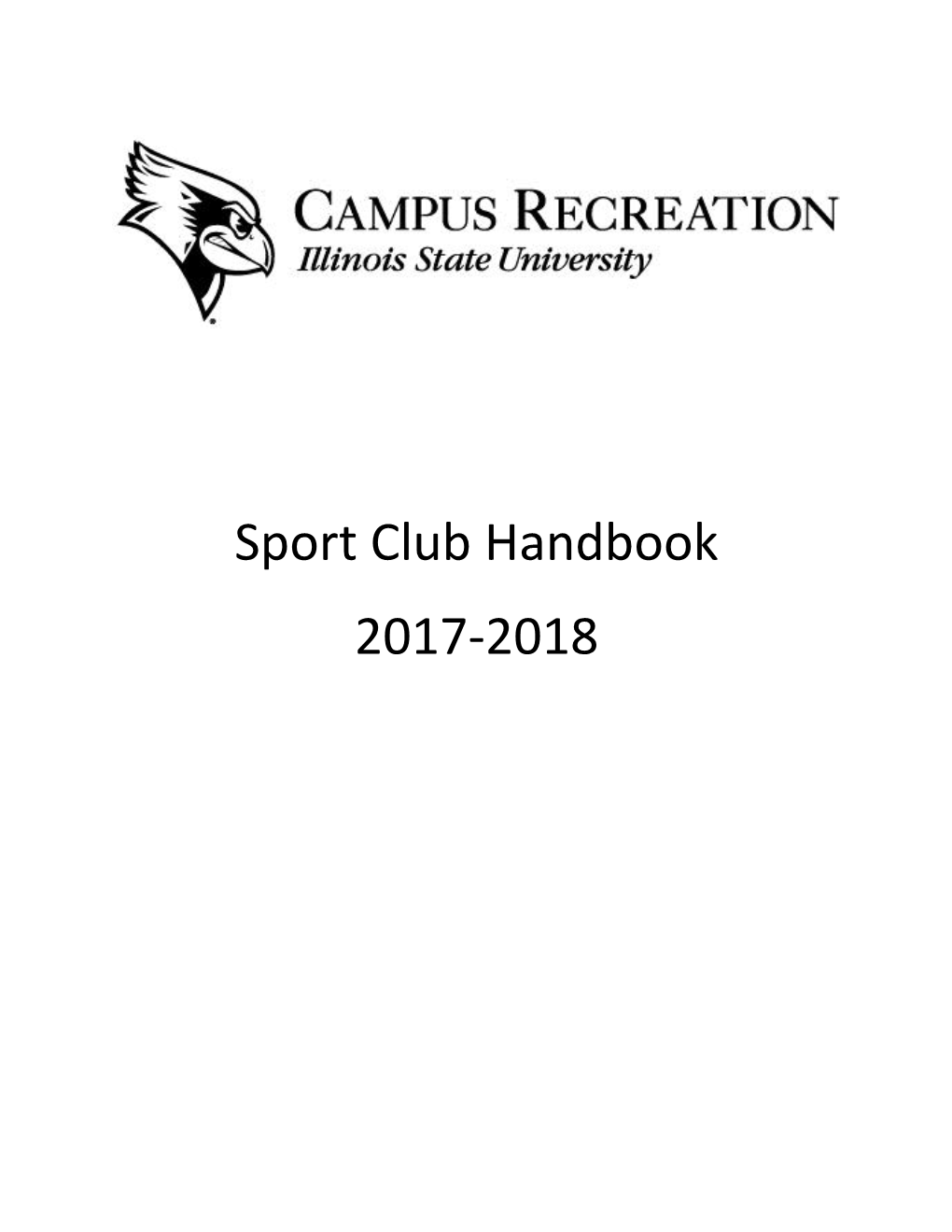 Sport Club Handbook 2017-2018