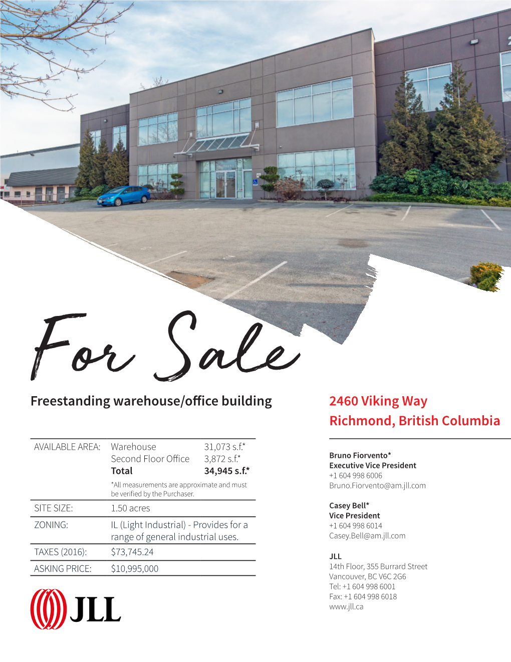 2460 Viking Way Richmond, British Columbia Freestanding Warehouse