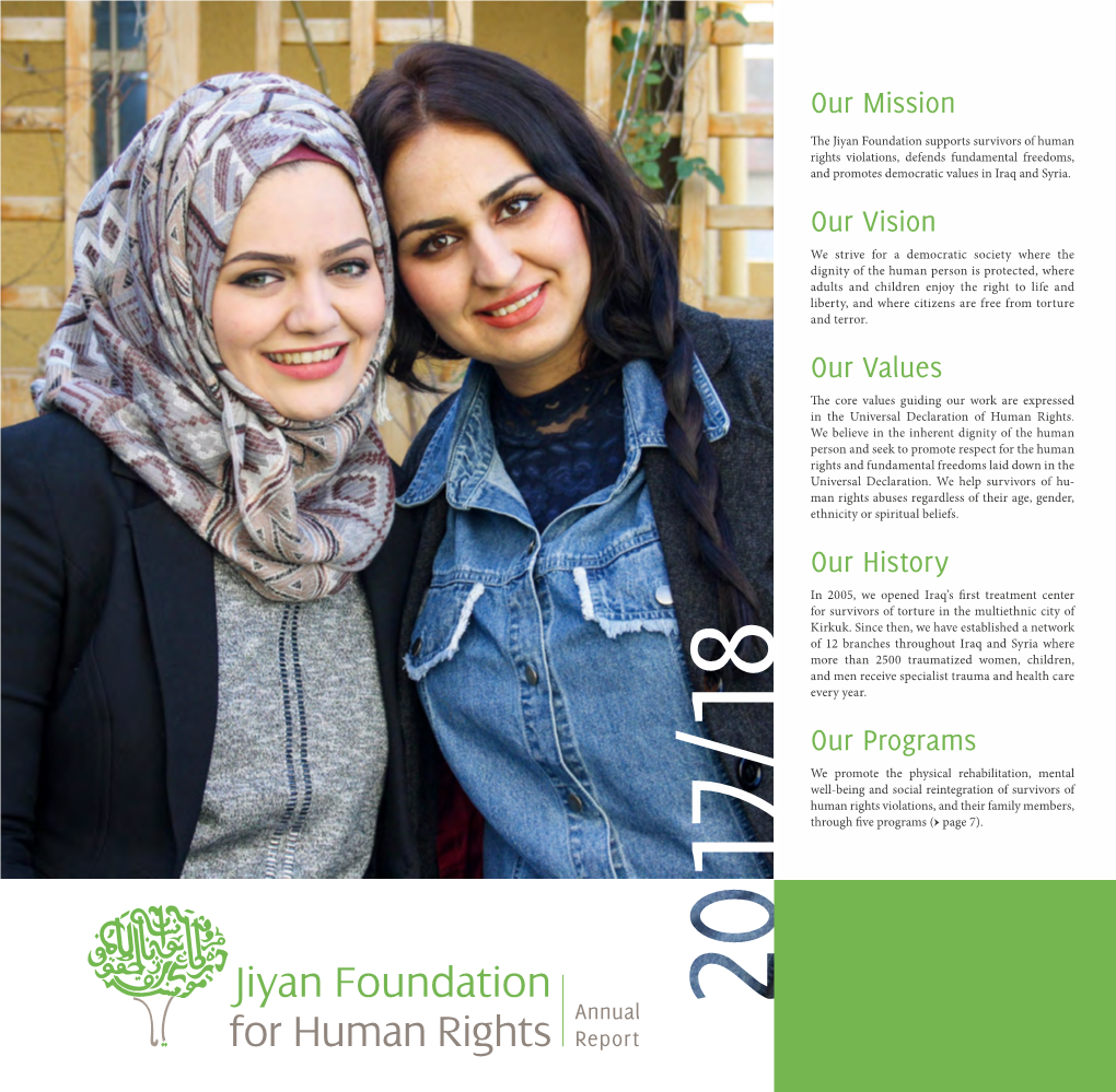 Jiyan Foundation for Human Rights Life to Build a Self-Determined, Healthy Future