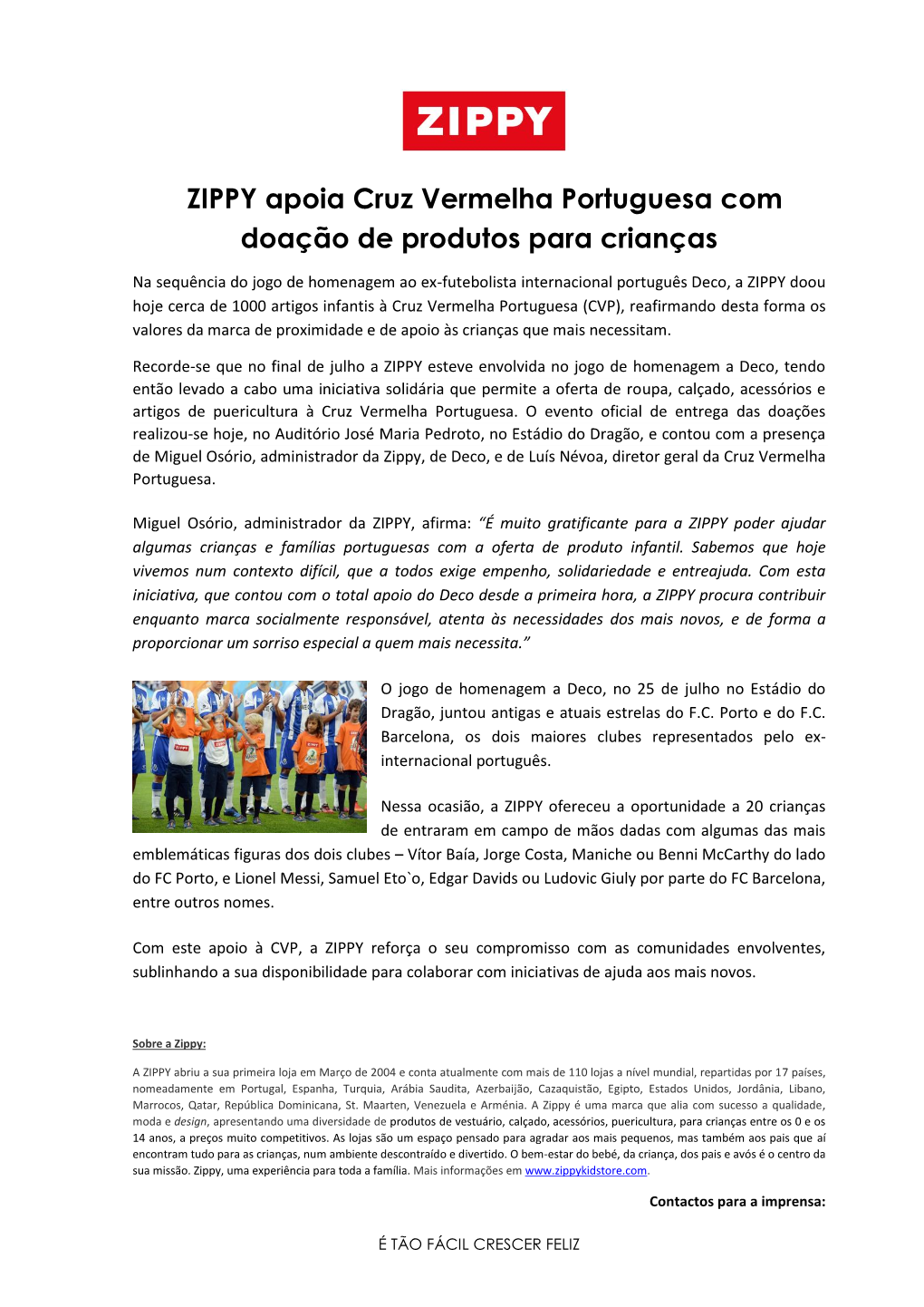 PDF: ZIPPY Apoia Cruz Vermelha Portuguesa Com Doação De