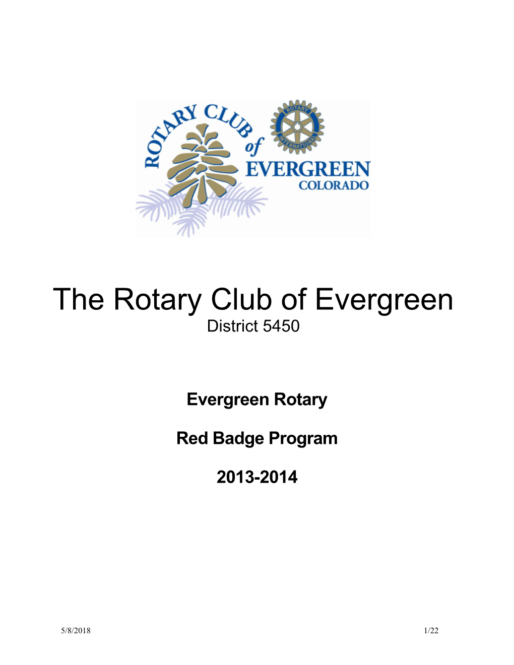 The Rotary Club of Evergreen s1