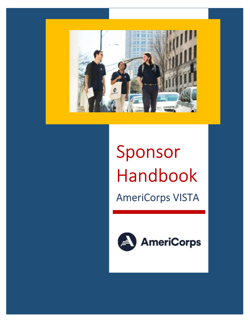 Sponsor Handbook Americorps VISTA