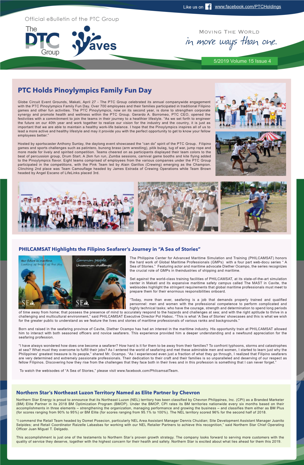 PTC Holds Pinoylympics Family Fun Day