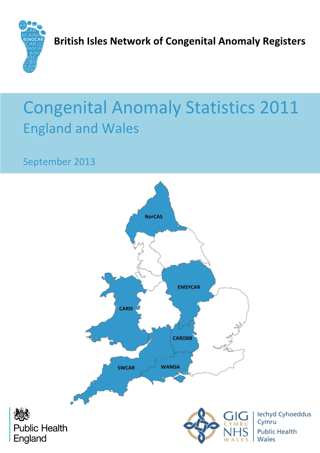 Congenital Anomaly Statistics 2011 England and Wales