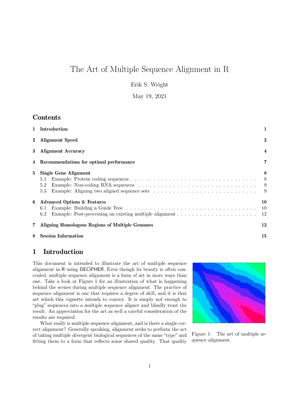 The Art of Multiple Sequence Alignment in R