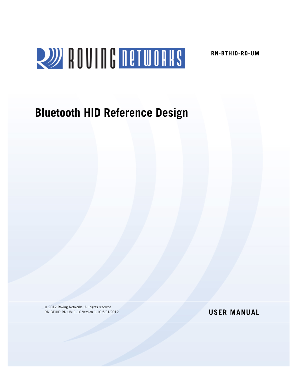 Bluetooth HID Reference Design User Manual