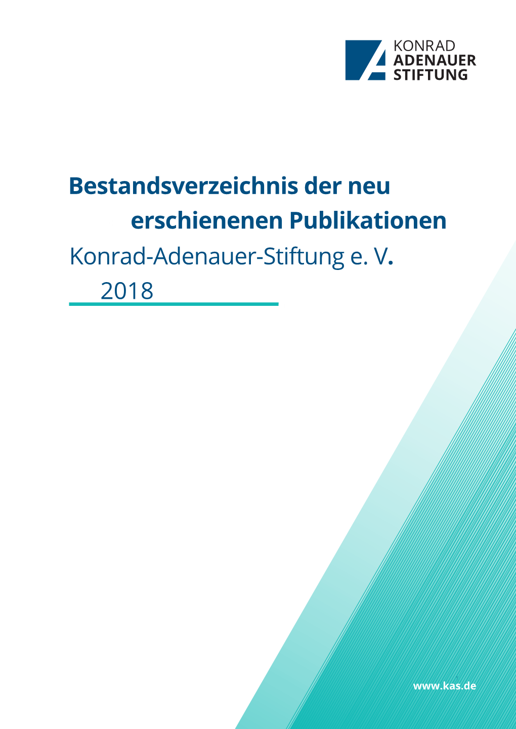 Publikationen Der Konrad-Adenauer-Stiftung E. V