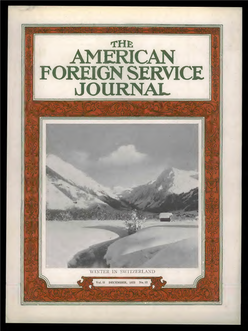 The Foreign Service Journal, December 1925