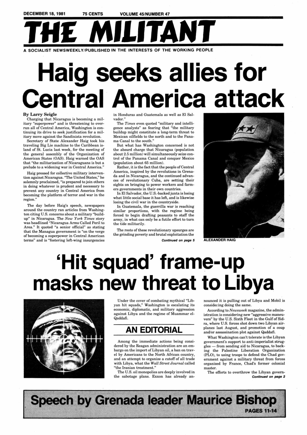 Hit Squad' Frame-Up Masks New Threat to Libya