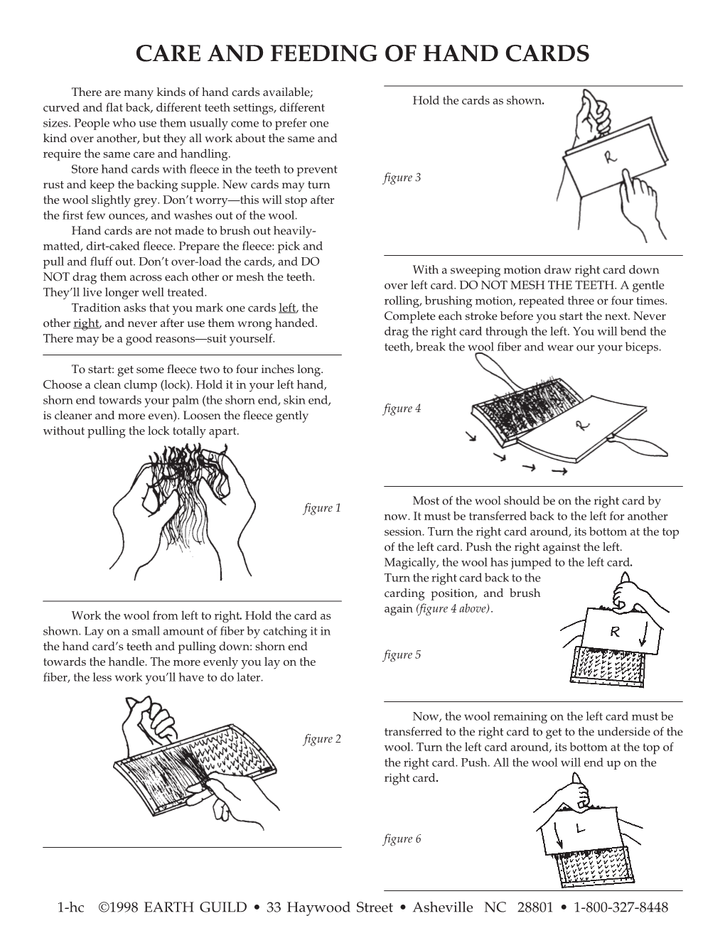 Care and Feeding of Hand Cards